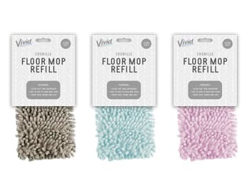 Vivid Chenille Dust Mop Div.Farger
