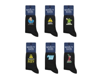 Farley Mill Mens Fun Socks str.39-45 Div.Typer