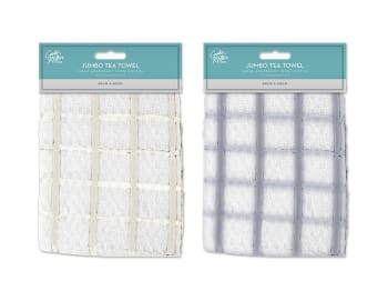 Cooke&Miller Jumbo Tea Towel 60x40cm Div.Farger