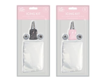 Cooke&Miller Icing Kit 10pk Div.Farger