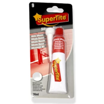 Supertite Silikon Hvit Lim nr.9 30ml