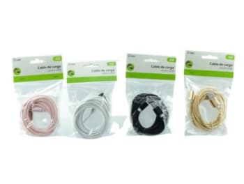 MS Ladekabel Micro USB 2m Div.Farger