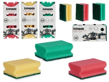 AR Kjøkkensvamper 6pk Div.Farger