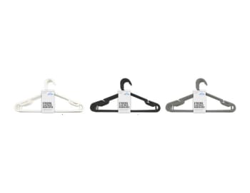 Habit Clothes Hangers 10pk Div.Farger