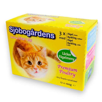 Sjøbogården Kattemat Kylling 12x100g