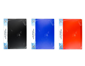 The Box Everyday A4 Plastic Pocket Folder w/20 Pockets