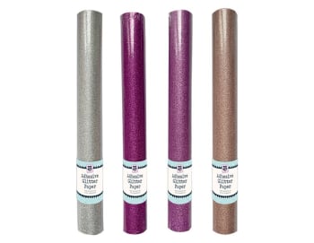 The Box Craft Adhesive Glitter Craft Paper Div.Farger