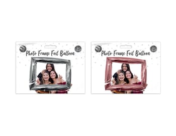 Pop Giant Photo Frame Balloon 87x73cm Div.Farger