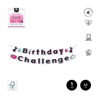 OH YEAH! Music Party Paper Garland 6m