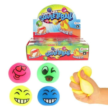 Emoji Anti Stress Ball Div.Farger
