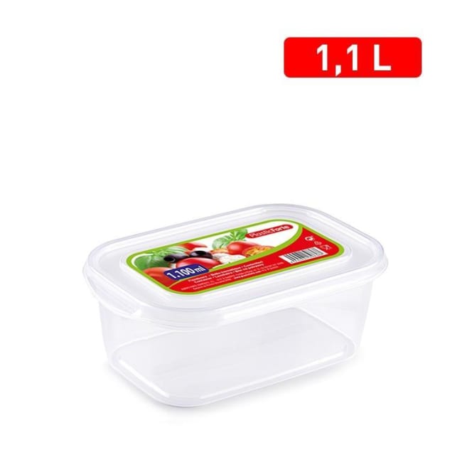Basic Matoppbevaringsboks m/Lokk 1,1L