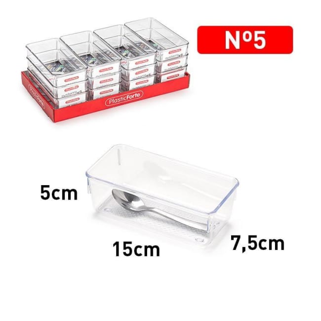 Plastic Forte Organiser System No.5 7,5x15x5cm