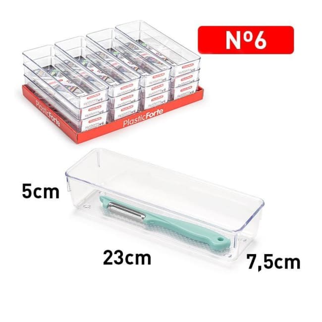 Plastic Forte Organiser System No.6 7,5x23x5cm