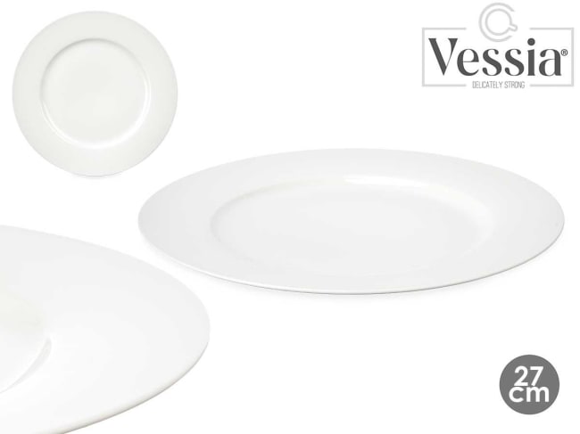 Vessia Tallerken Hvit Ø27cm