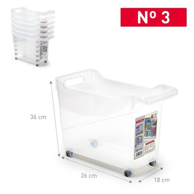 Plastic Forte Multitask Trolley No.3 18x38x26cm
