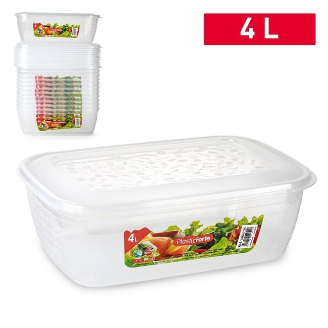 Classic Matoppbevaringsboks m/Lokk 4L