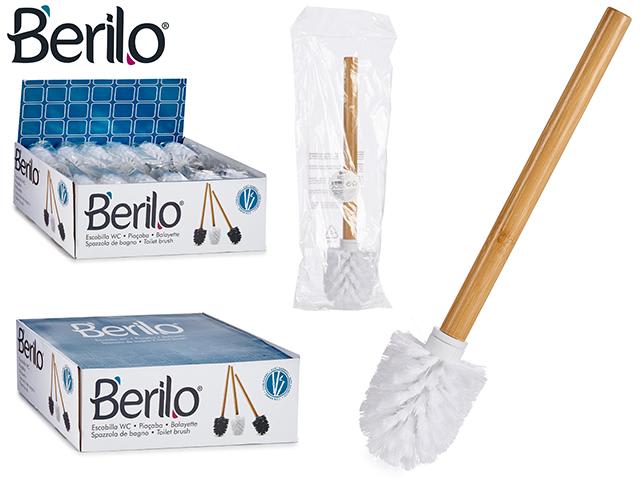 Berilo Bamboo Toilet Brush White