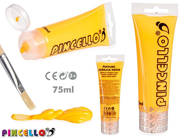 Pincello Akryl Maling Lys Oransje 75ml