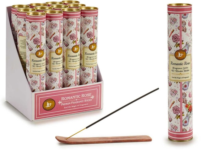 Premium Romantic Rose Røkelsessett 30+1