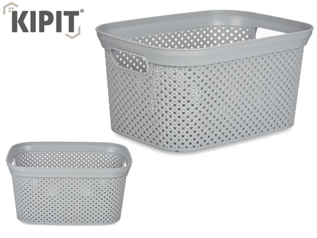 Kipit Organiser Basket Light Grey 5L
