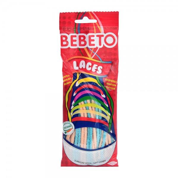 Bebeto Raspberry Fizzy Laces 75g