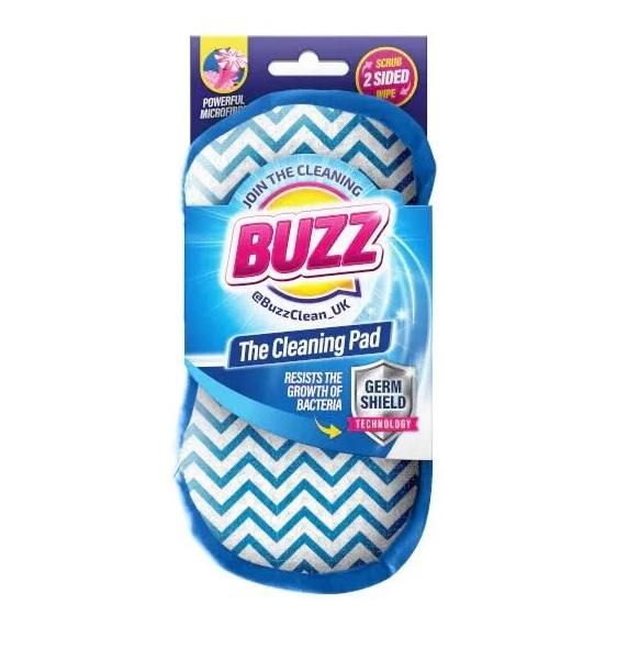 Buzz Blue Germ Shield Scrubbing Pad