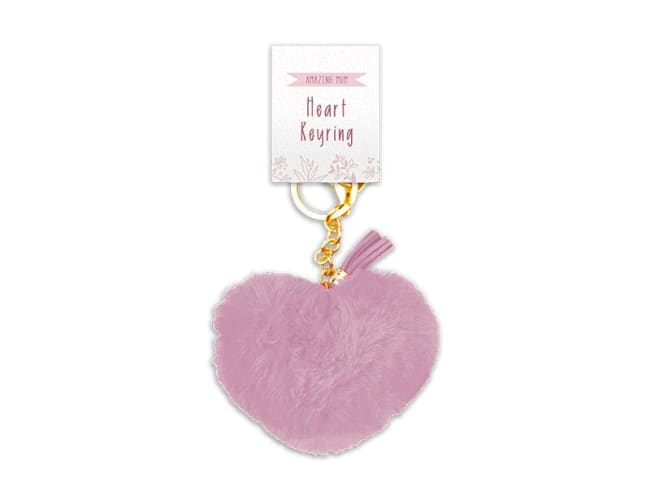 Mother's Day Heart Keyring