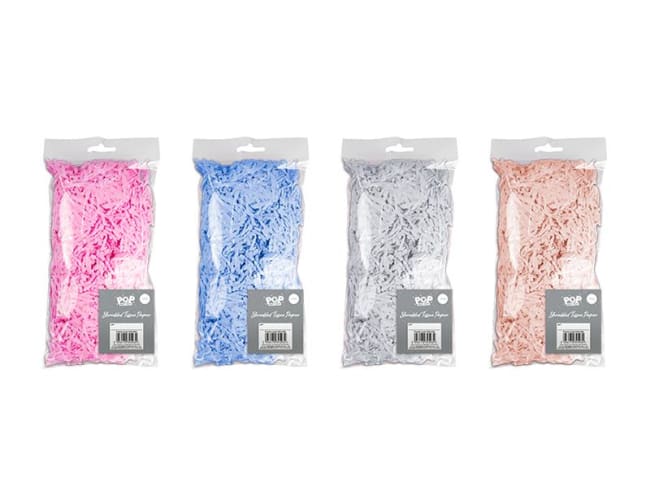 Pop Shredded Paperfill Div.Farger