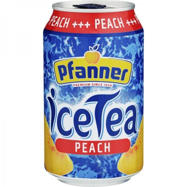 Pfanner Fersken Ice Tea 0,33l + PANT