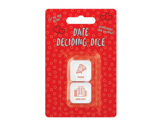 Valentine's Day Date Deciding Dice 2pk