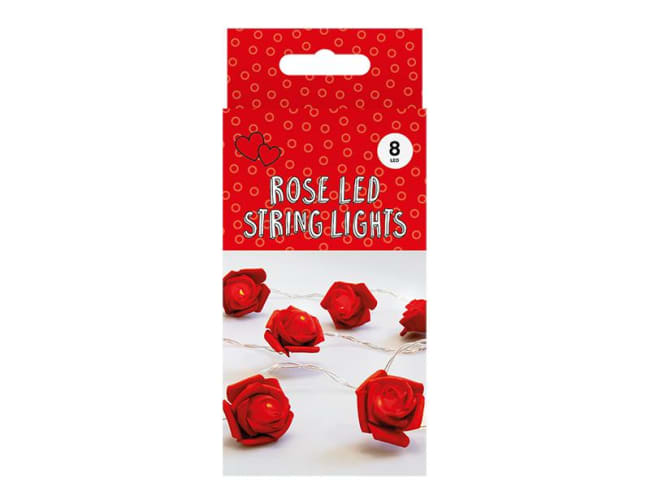 Valentine's Rose 8LED String Lights
