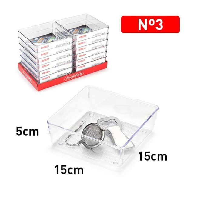 Plastic Forte Organiser System No.3 15x15x5cm