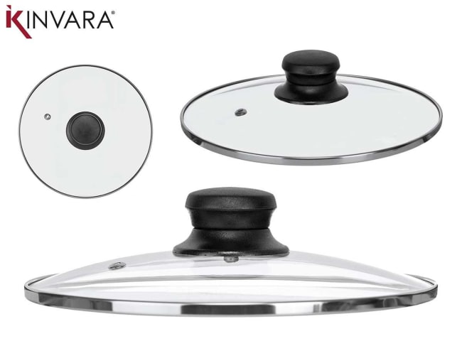 Kinvara Silver Edge Grytelokk 20cm