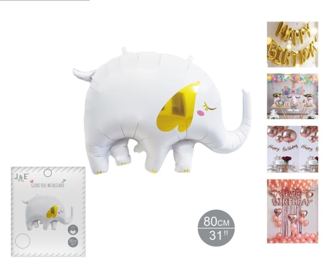 J&E Party Elefant Balloon 80cm