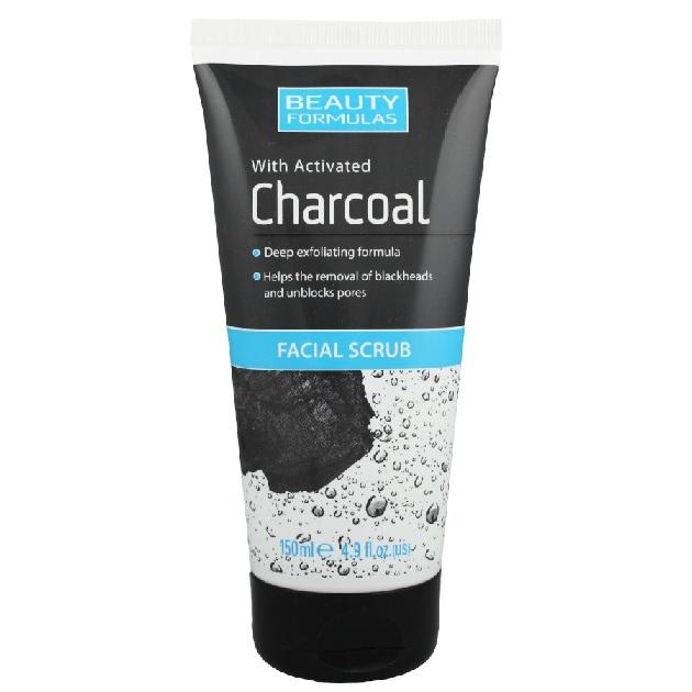 Beauty Formulas Charcoal Facial Scrub 150ml