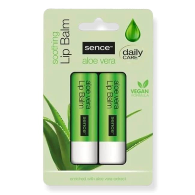 Sence Daily Aloe Vera Lip Balm 2pk