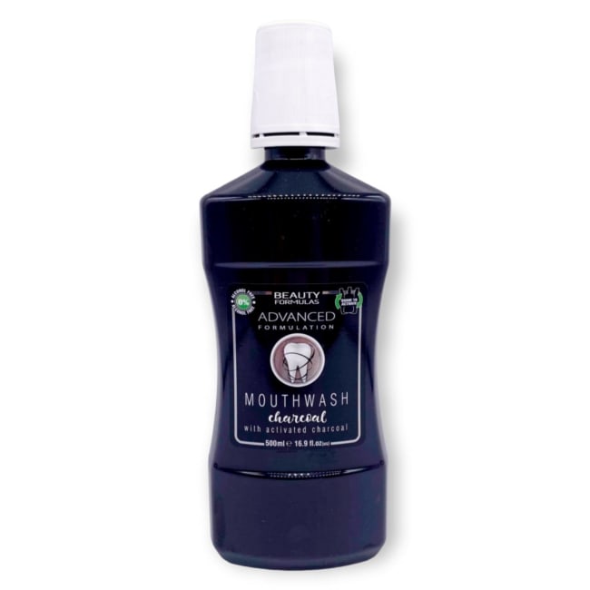 Beauty Formulas Charcoal Mouthwash 500ml