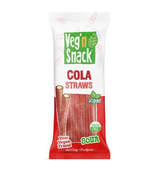 Veg'n Snack Sour Cola Straws 180g