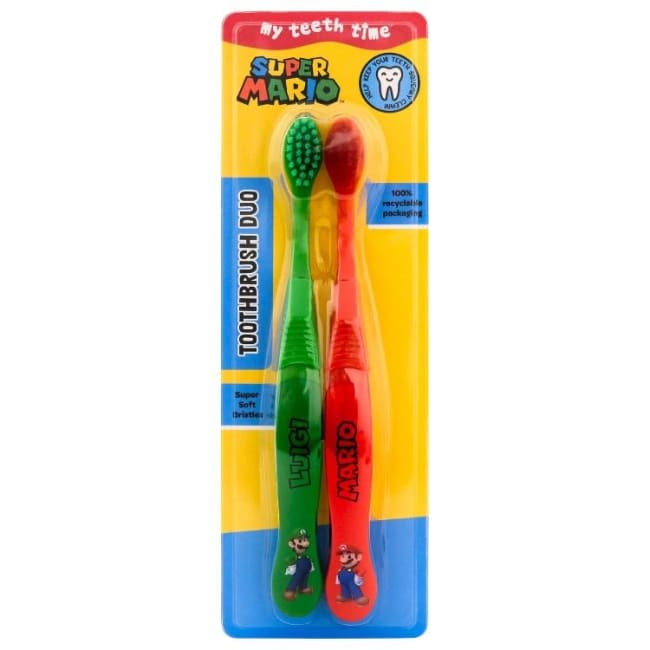 Super Mario Toothbrush 4-6year 2pk
