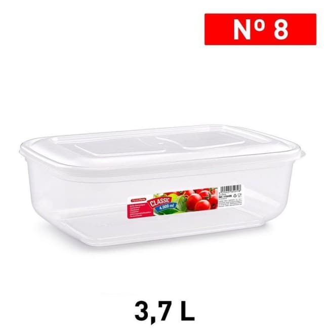 Classic Matoppbevaringsboks m/Lokk 3,7L