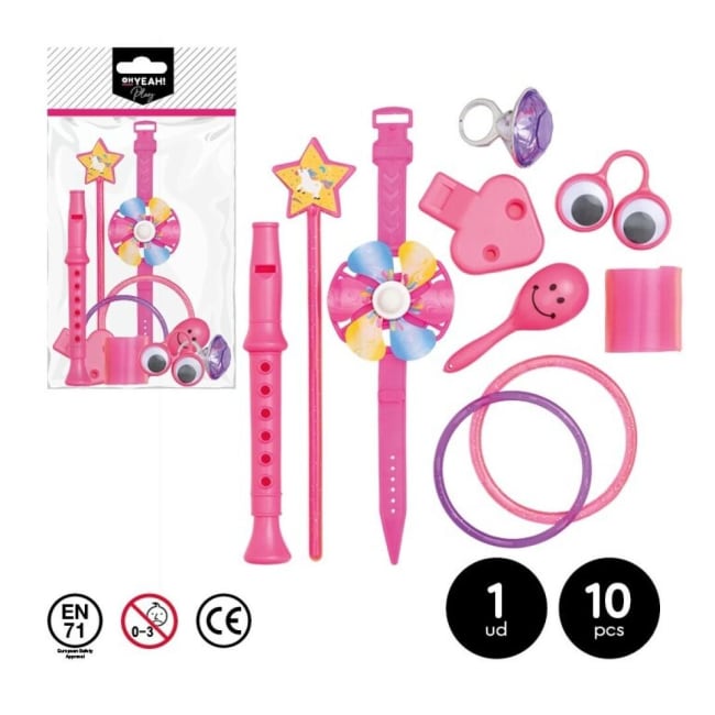 OH YEAH! Pink Party Time Pinjata Filler 10pk