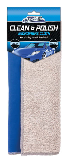 Car Pride Clean & Polish Microfibre Cloth