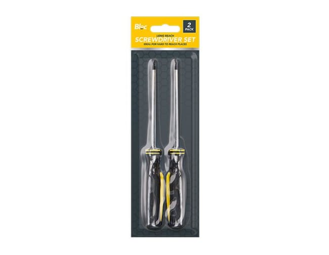 Bloc Long Reach Screwdriver 2pk