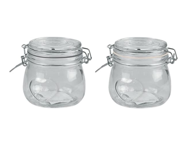 Cooke&Miller Heart Clip Lock Jar 500ml Div.Farger
