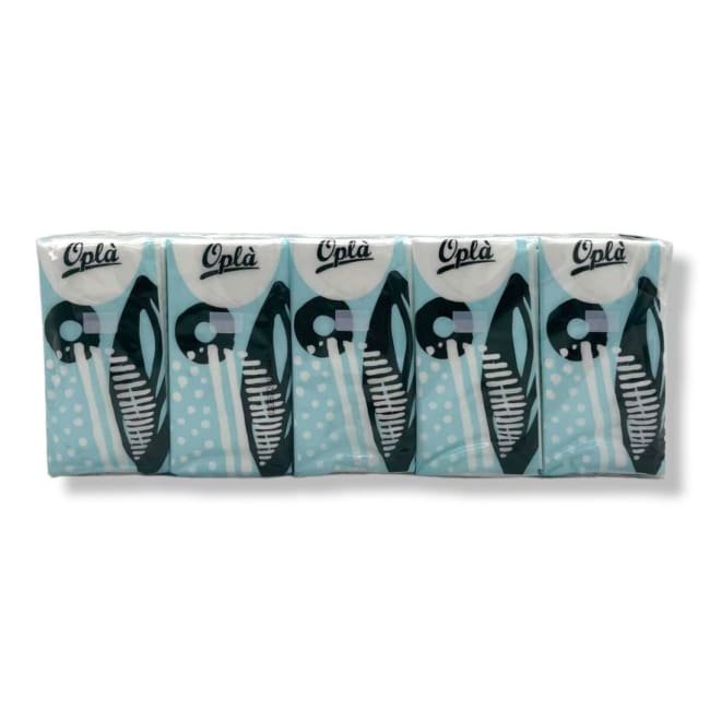 Opla Lommetørkle Hvite 10pk