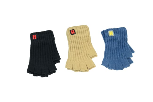 Half Fingerless Gloves Div.Farger