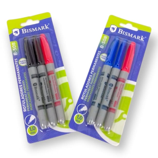 Bismark Markør 3stk Div.Farger 