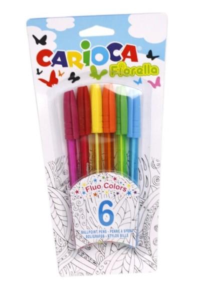 Carioca Florella Color Kulepenn 6pk