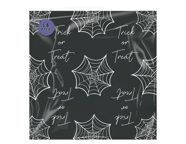 Halloween Spider Napkins 16pk