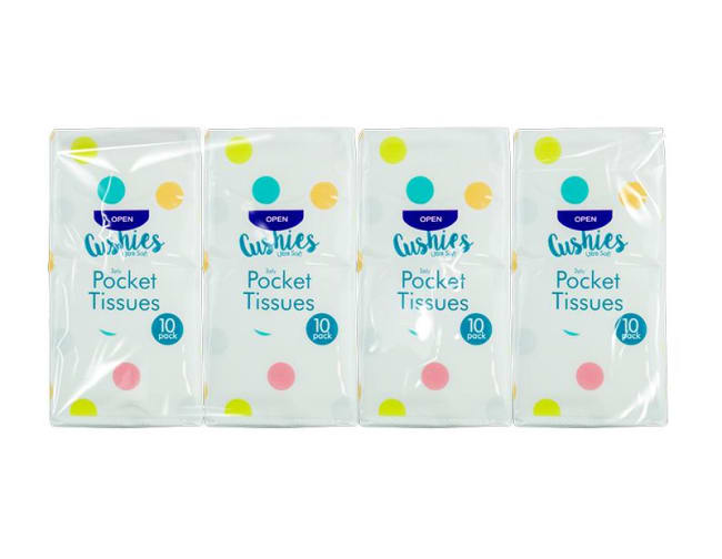 Cushies Pocket Tissues 8pk